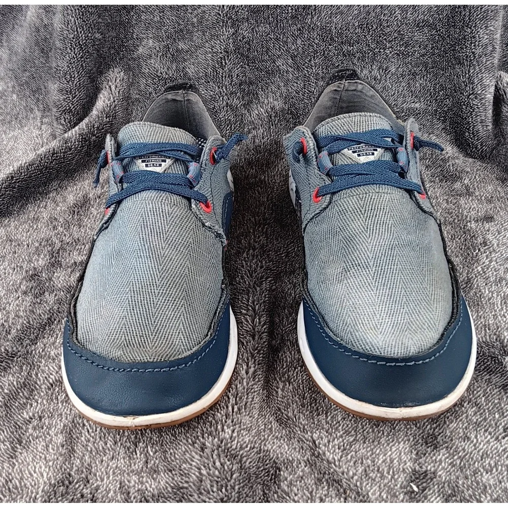 Columbia PFG Men's Wide Boat Shoes Water Shoes‎ Size 7 Blue Mesh Sneakers